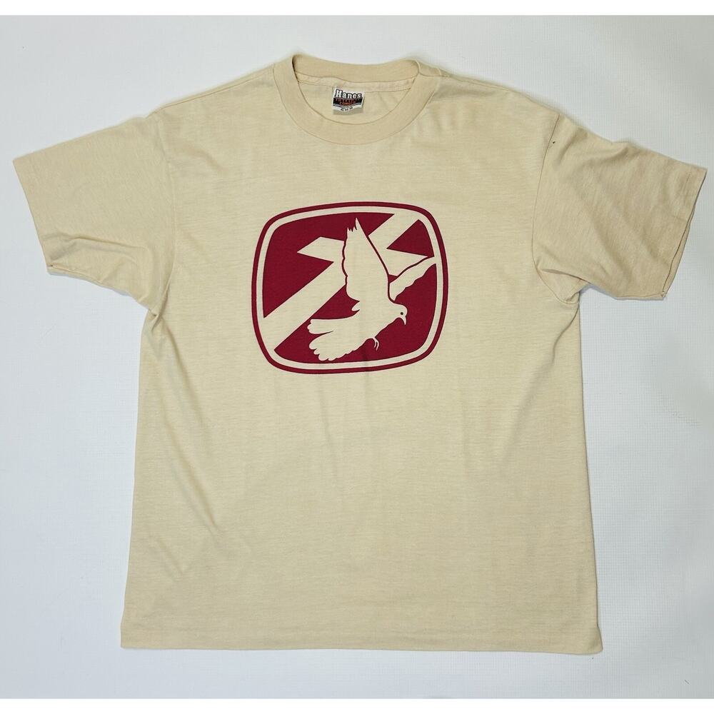 Rare Vintage 80s Jimmy Swaggart T-Shirt Cross And Dove Graphic Tee Size XL